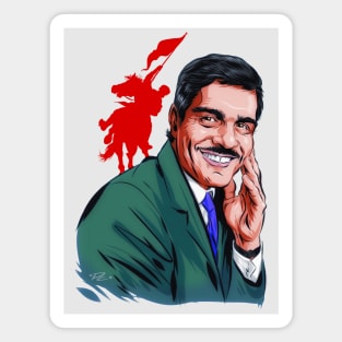 Omar Sharif - An illustration by Paul Cemmick Magnet